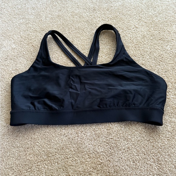 lululemon athletica Other - Lululemon Athletica Black Sports Bra size 10